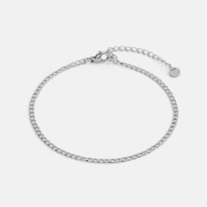 Platte schakel armband 2mm
