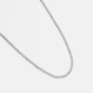Platte schakel ketting 2mm