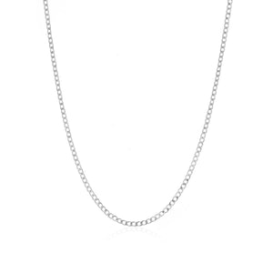 Platte schakel ketting 2mm