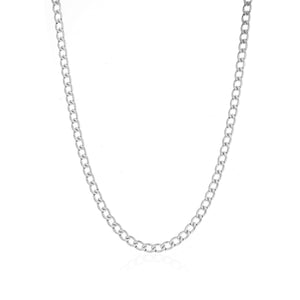 Platte schakel ketting 4mm