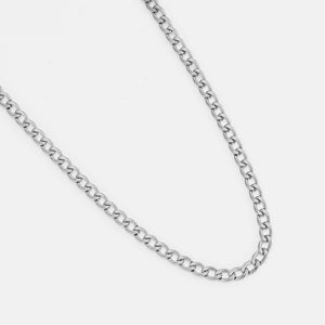 Platte schakel ketting 4mm