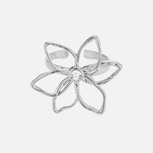 Ring bloem gehamerd