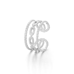 Ring drielaags schakel