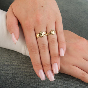 Ring fancy zon goud
