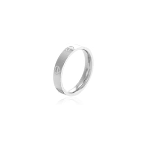 Ring gegraveerde hartjes