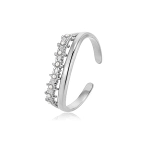 Ring gekroonde parel