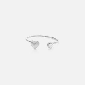Ring hartje steentje