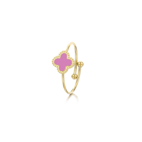 Ring klaver pink