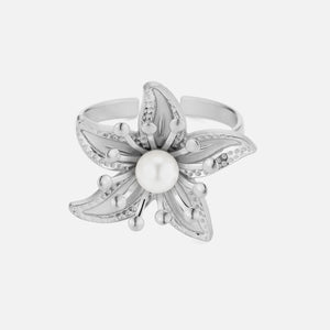 Ring lelie parel