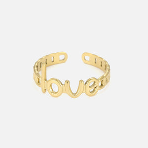 Ring LOVE goud