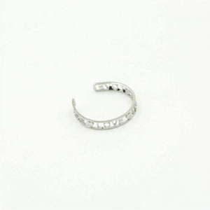 Ring love zilver