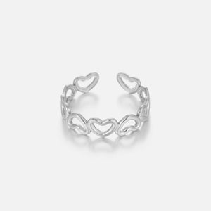 Ring open hartjes