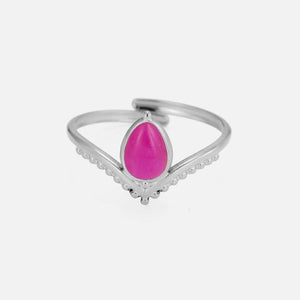 Ring roze druppel