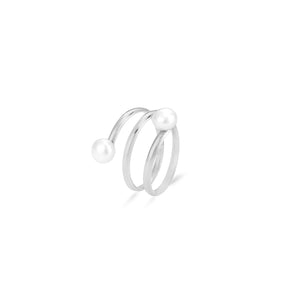 Ring twee parel gevormd