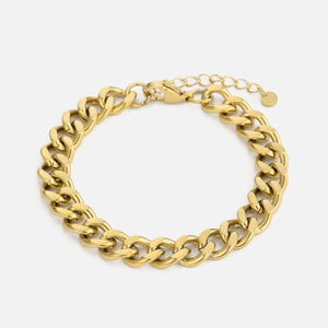 Schakel armband 10mm Goud