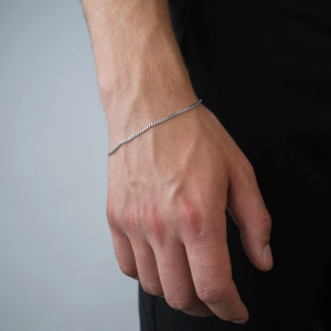 Schakel armband 2mm