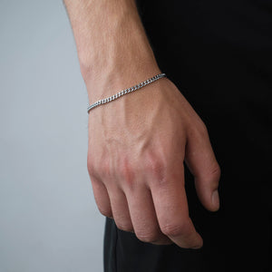 Schakel armband 4mm