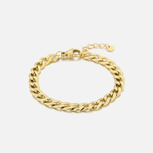 Schakel armband 6mm - Goud