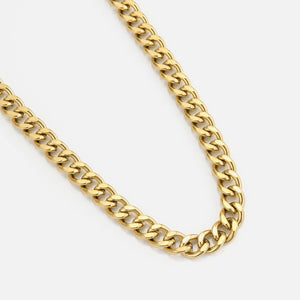 Schakel ketting 10mm Goud