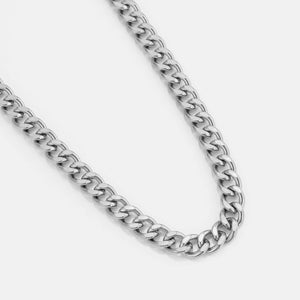 Schakel ketting 10mm Zilver