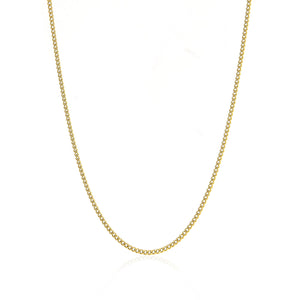Schakel ketting 2mm Goud