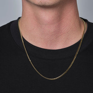 Schakel ketting 2mm Goud