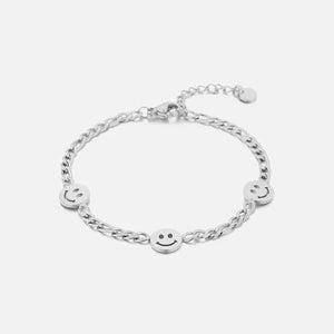Schakelarmband smiley faces