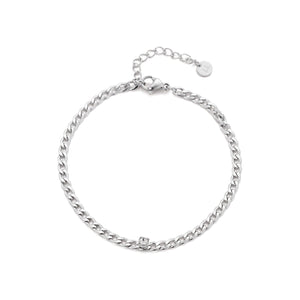 Schakelarmband steentje