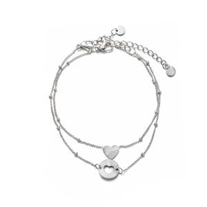 Set armbanden double love