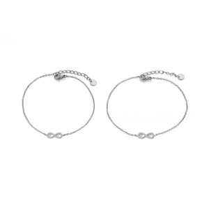 Set armbanden infinity