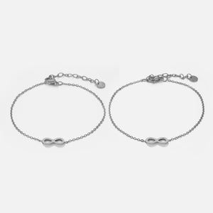 Set armbanden infinity