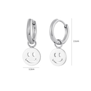 Smiley oorbellen