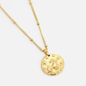 Sterrenbeeld ketting goud