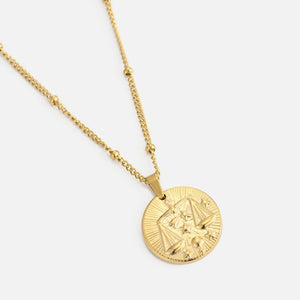 Sterrenbeeld ketting goud