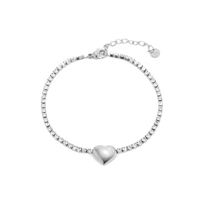 Tennis armband hartje