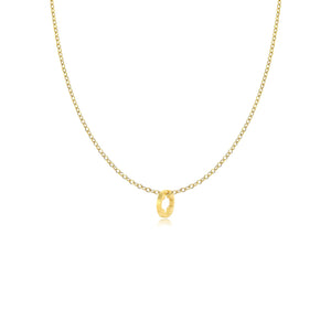 Ketting cute clover goud