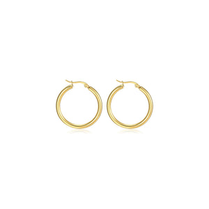 Basic hoops 2cm goud