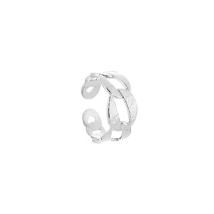 Chunky ring zilver