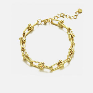 Armband lux link goud